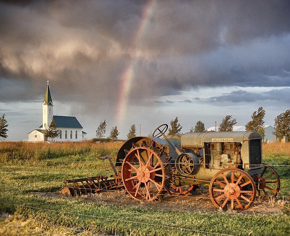 Wessels Living History Farm rainbow